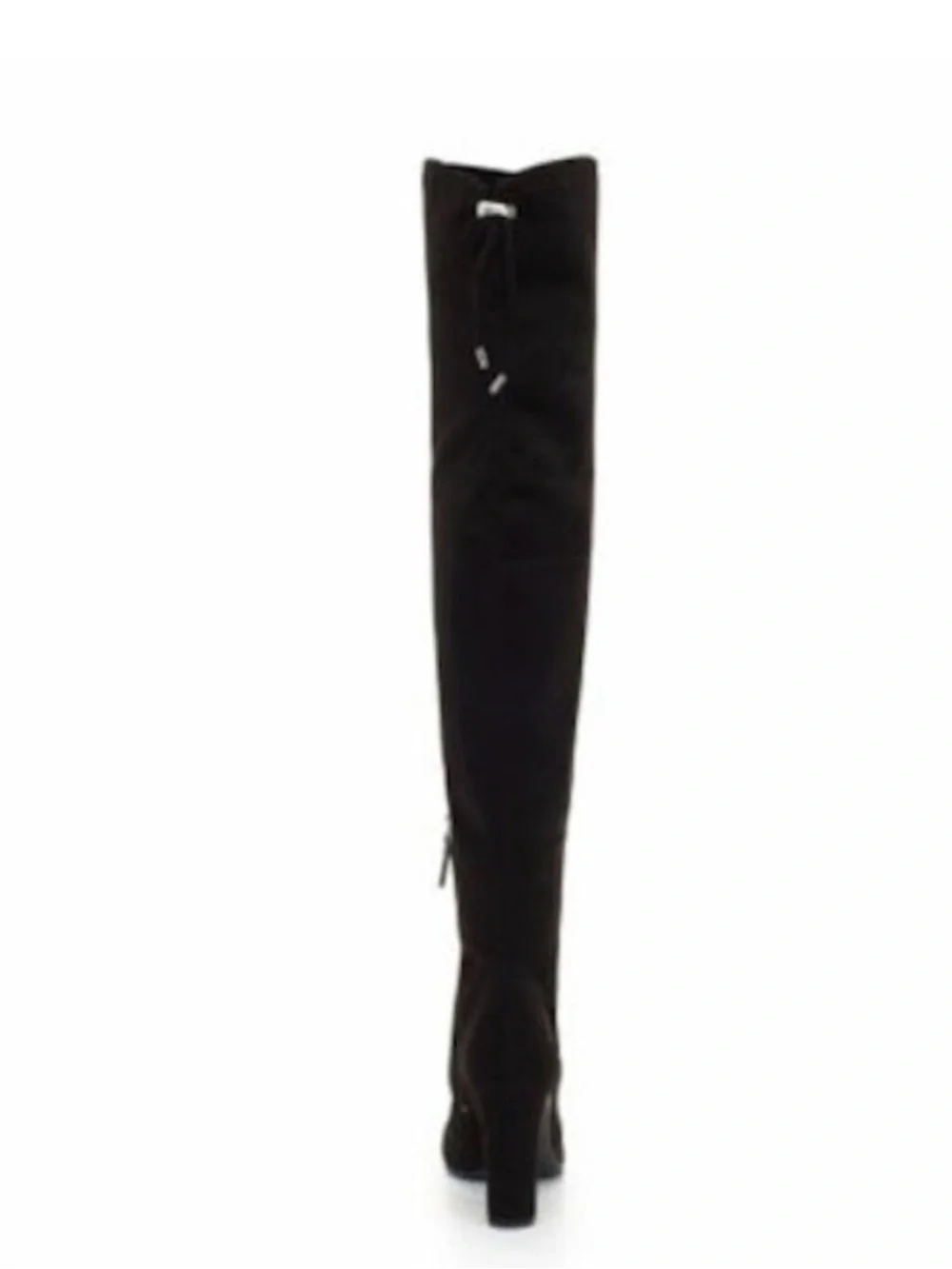 Sam Edelman Black Over-the-Knee Suede Heel Boots size 10